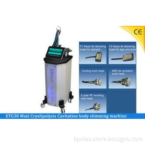 Cryolipolysis RF Cavitation Laser Lipo Machine , Medical Or